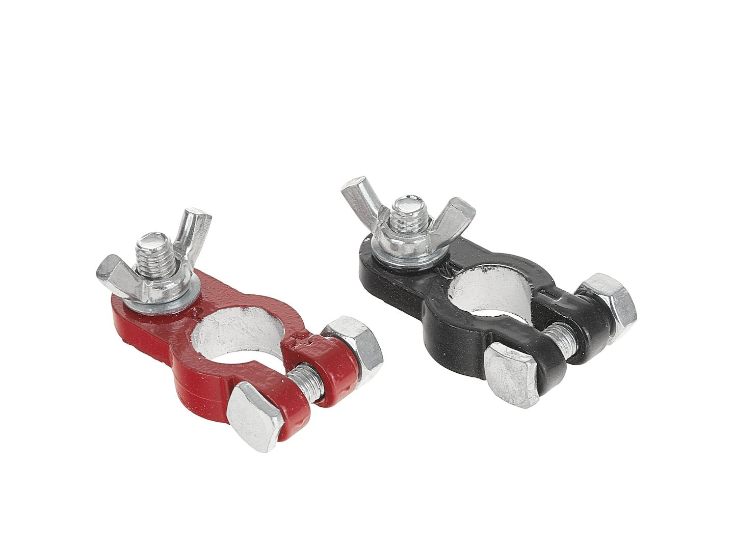 Set 2 borne din aluminiu pentru baterie acumulator auto - GEKO