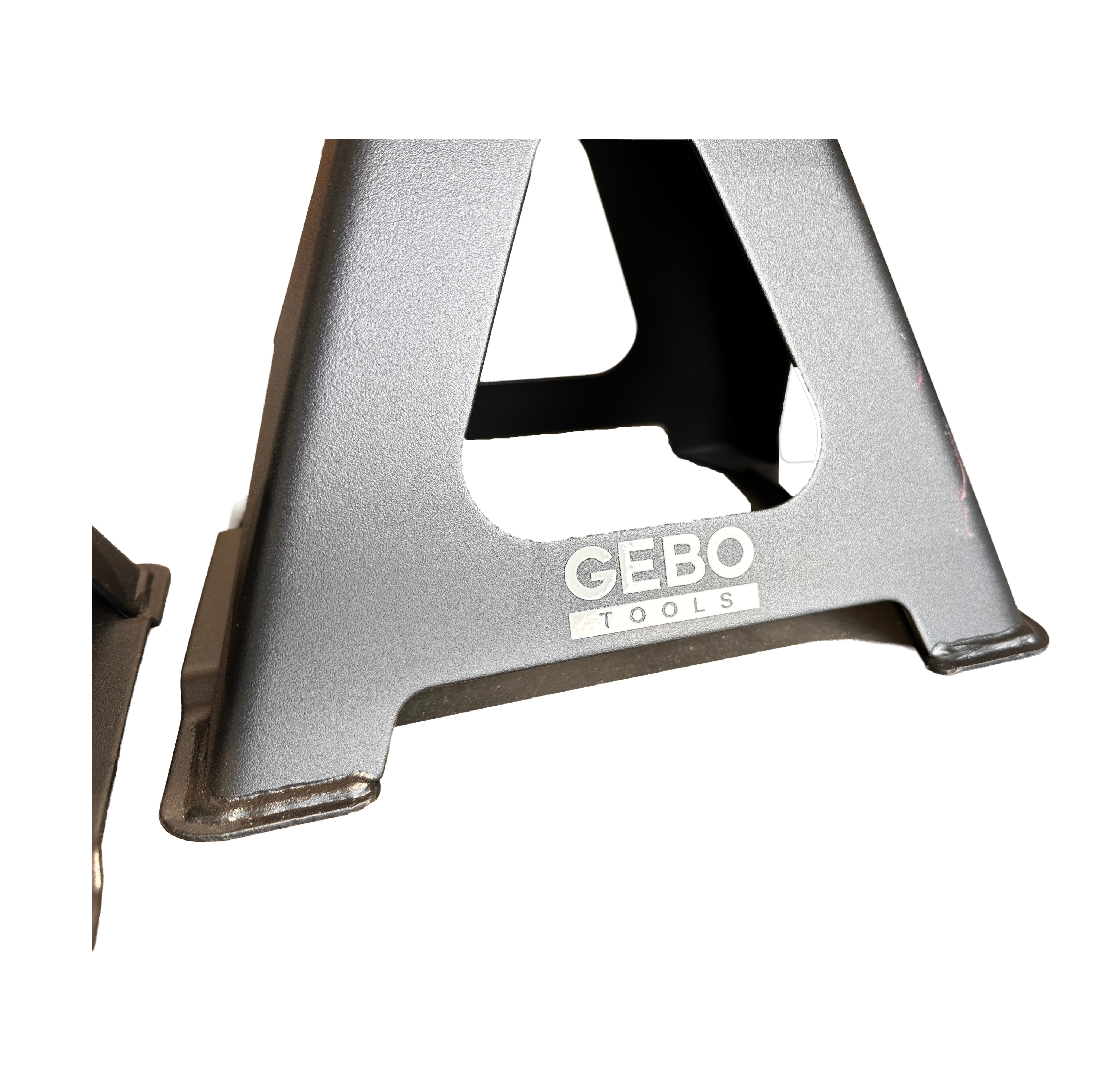 Set 2 capre 6t 39-60cm sustinere auto cu siguranta blocare dubla si tampon de cauciuc pentru protectie prag auto GEBO TOOLS