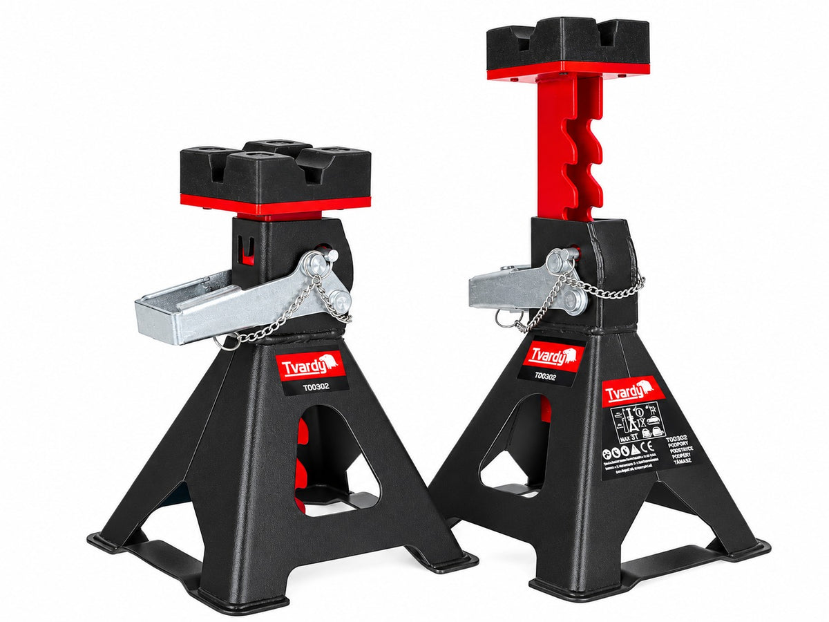 Set 2 capre auto 3T HEAVY DUTY reglabile - TVARDY