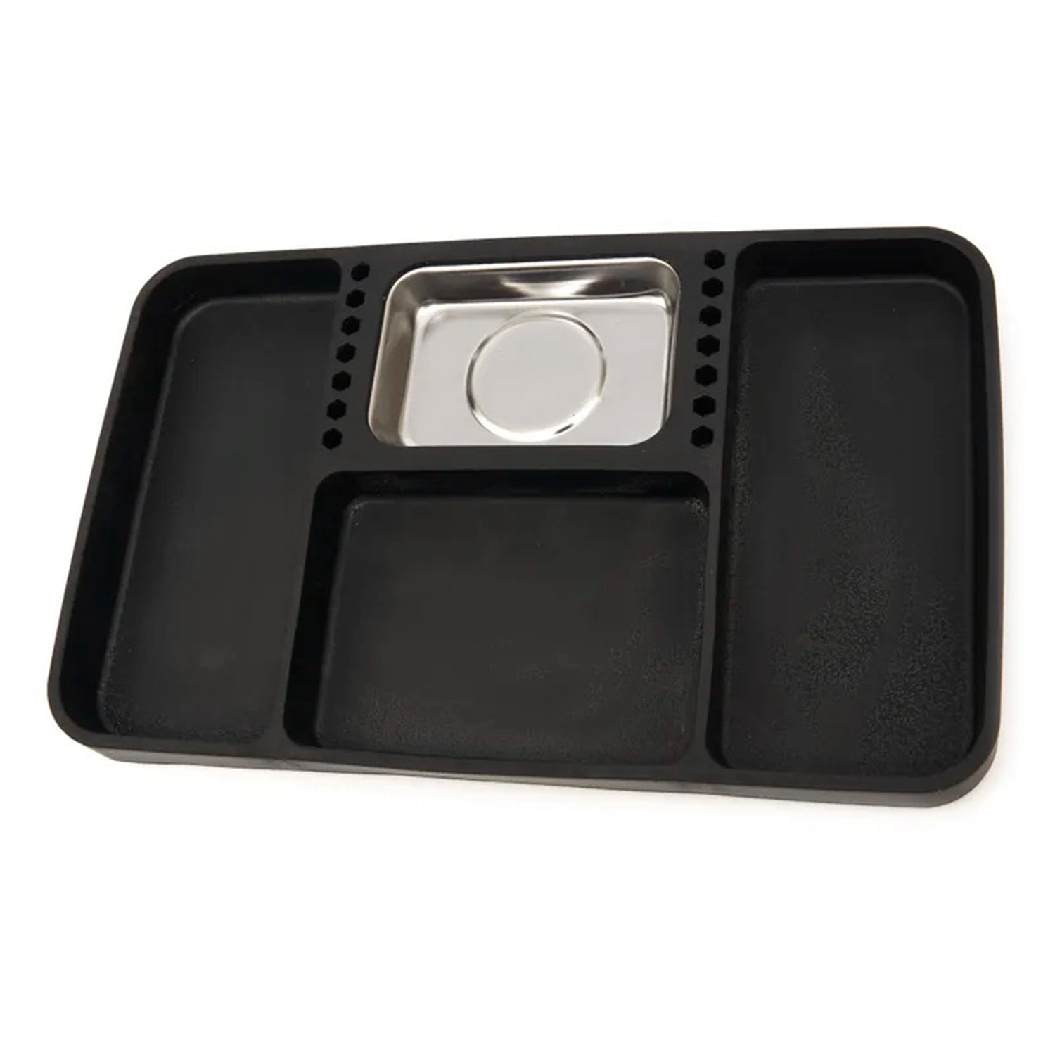 Set 2 cutii organizare scule 272x240x25 mm, robuste, magnetice, pentru  depozitare unelte și piese, HBM OLANDA
