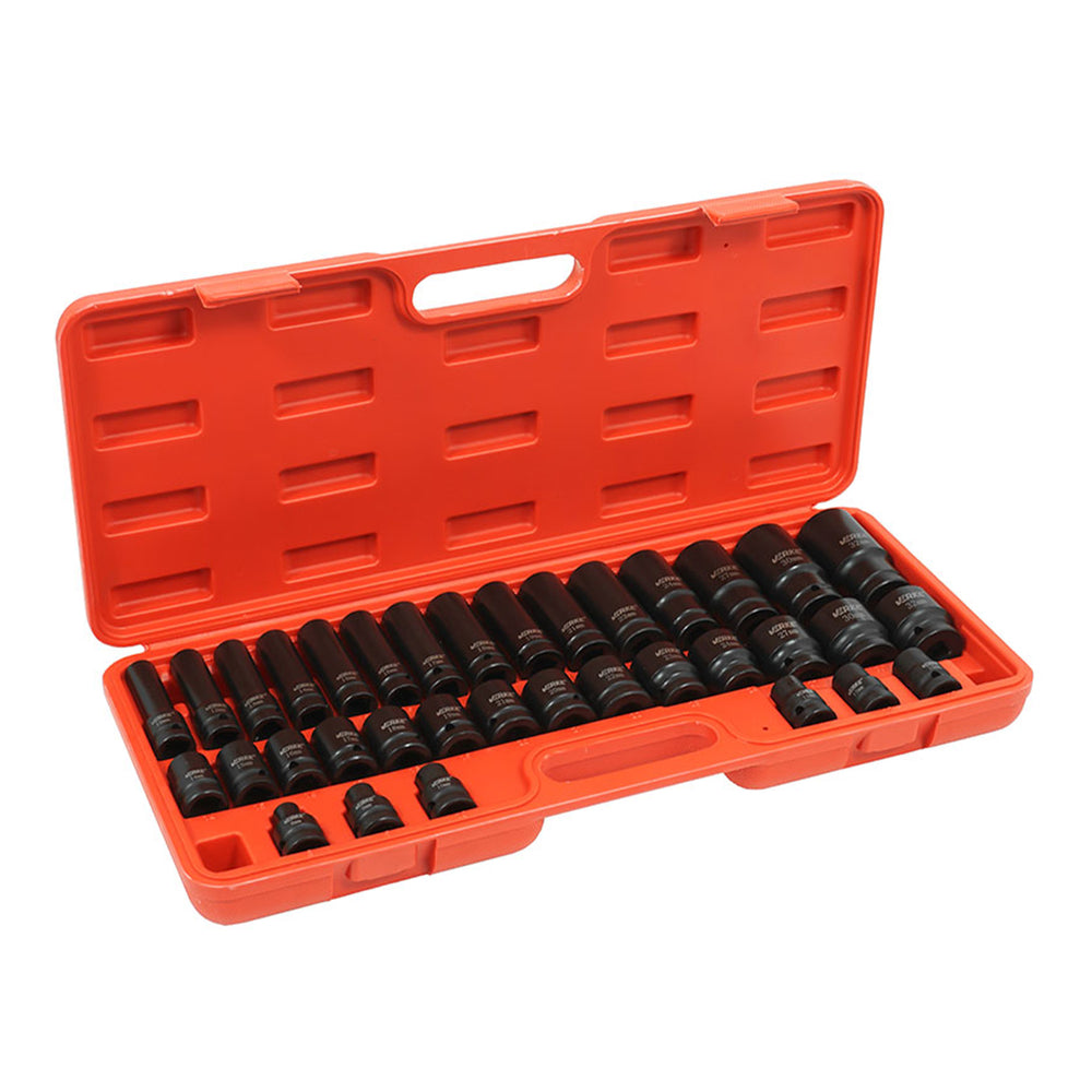 Set 35 tubulare de impact 1/2 8-32mm - VERKE