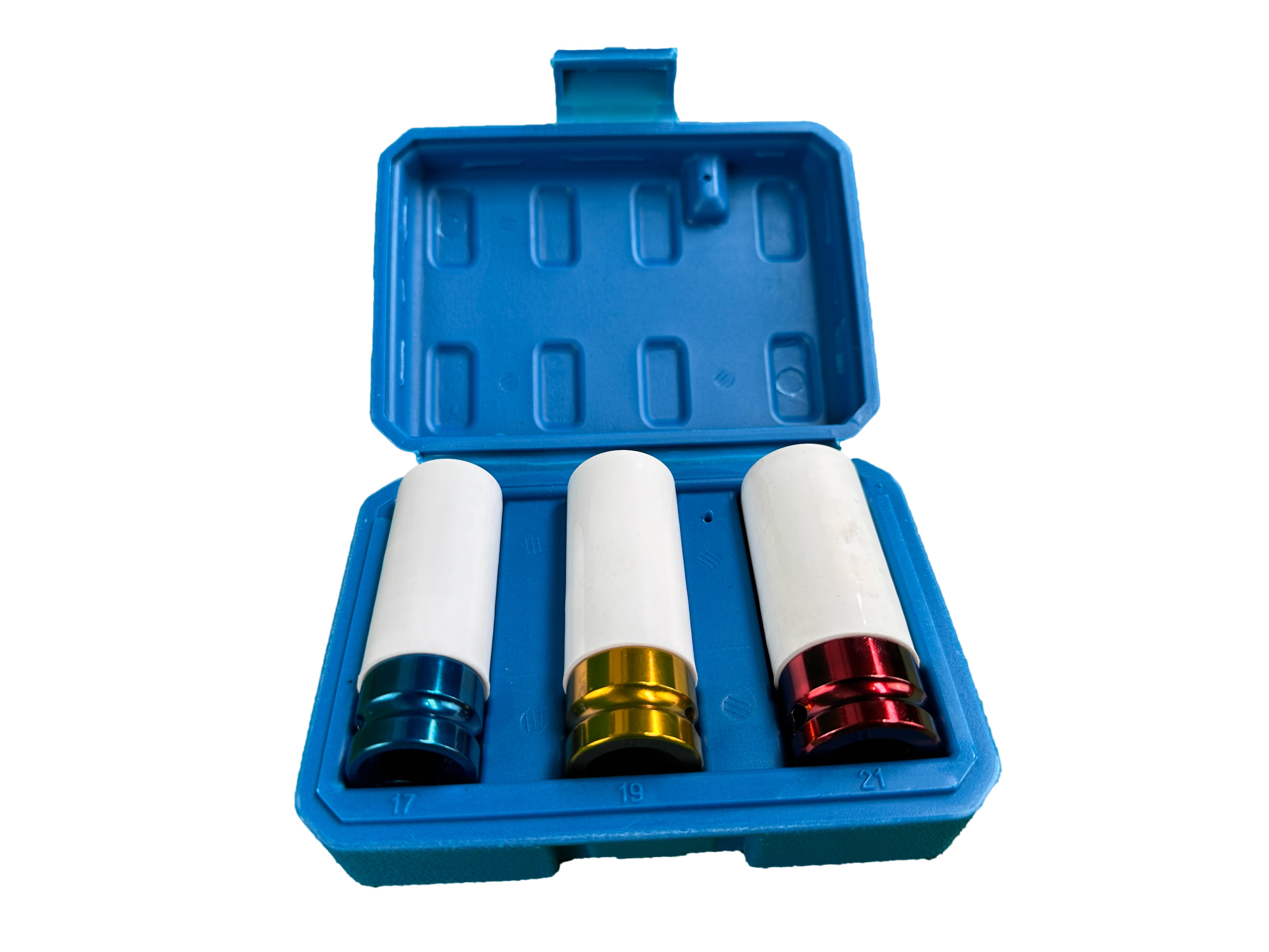 Set 3 buc tubulare cu protectie pentru jante aliaj 17 19 21 mm GEBO TOOLS