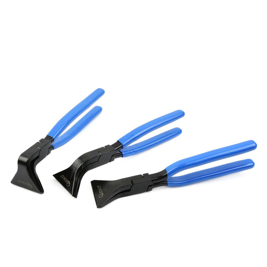 Set 3 clesti profesionali pentru pliere, indoit tabla 180°/90°/45° - 60mm GEKO