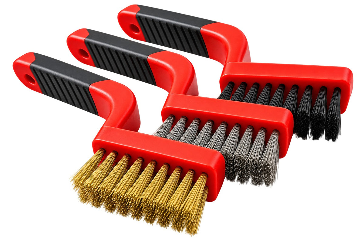 Set 3 perii de sarma pentru curatare si indepartarea ruginei lungime 170mm GEBO TOOLS