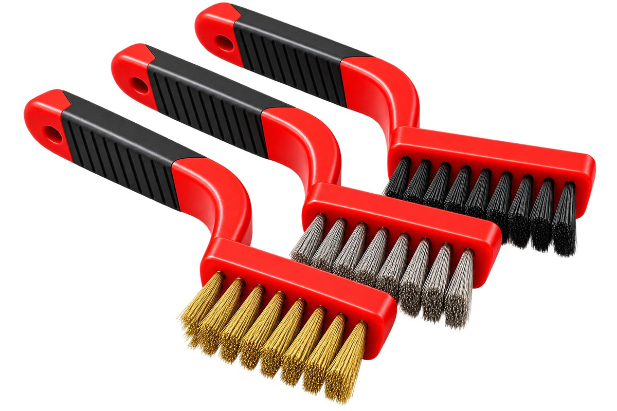 Set 3 perii de sarma pentru curatare si indepartarea ruginei lungime 170mm GEBO TOOLS