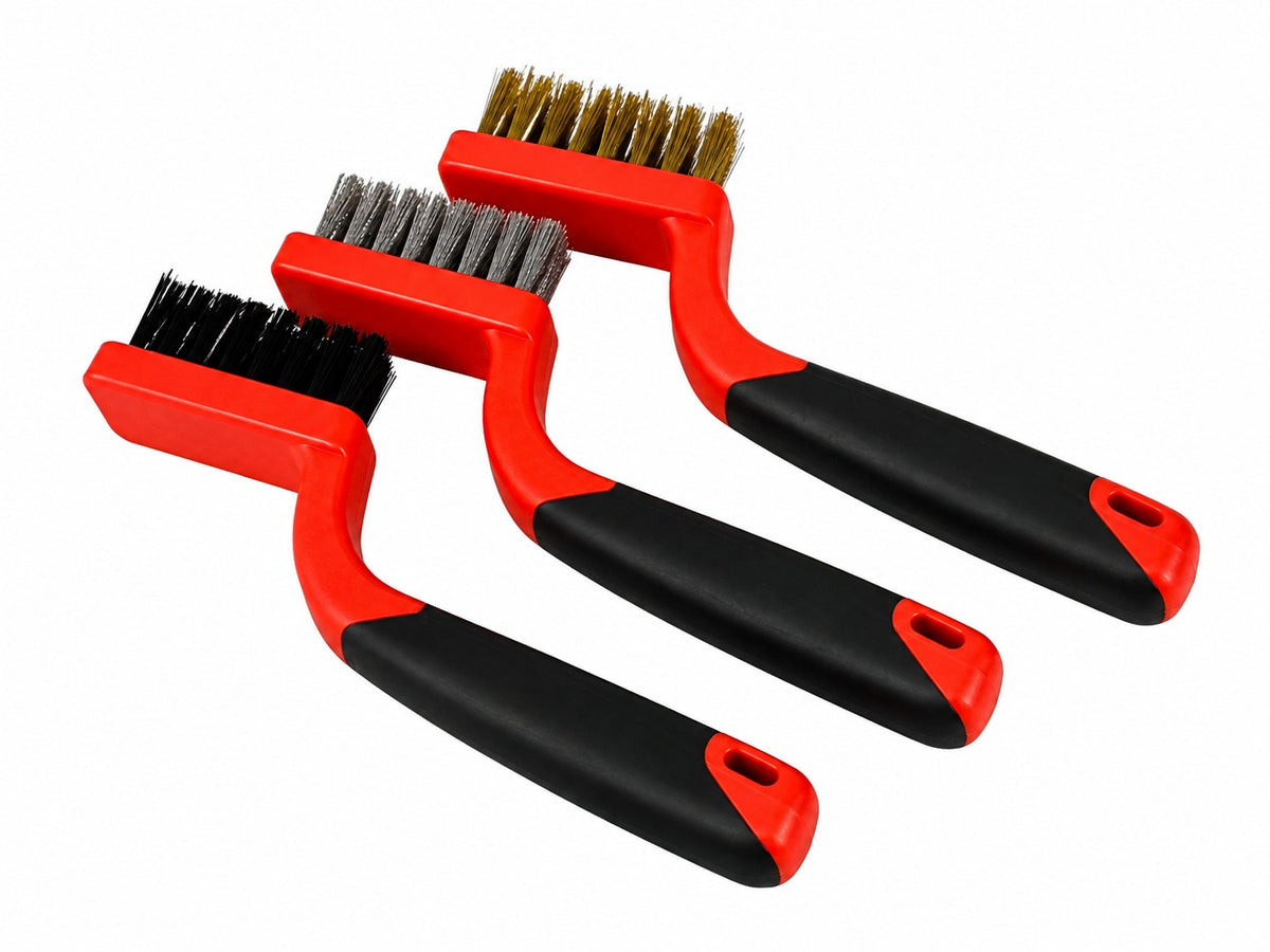 Set 3 perii de sarma pentru curatare si indepartarea ruginei lungime 170mm GEBO TOOLS