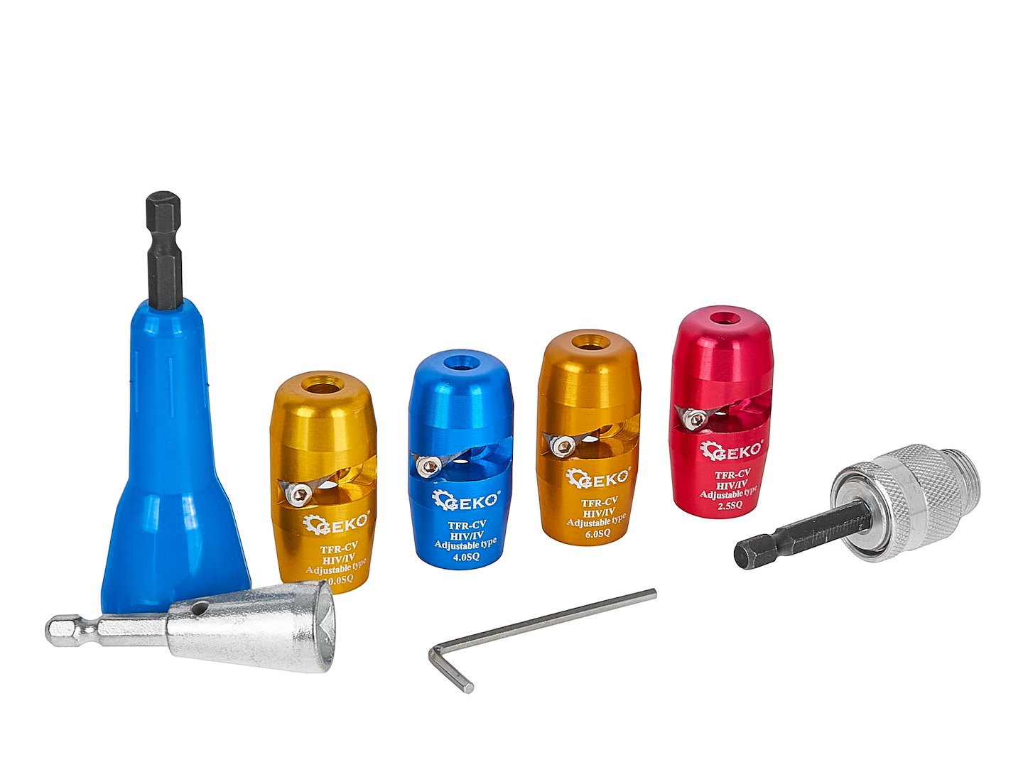 Set 4 clesti dezizolat fire electrice 2.5-10mm pentru bormasina/surubelnita