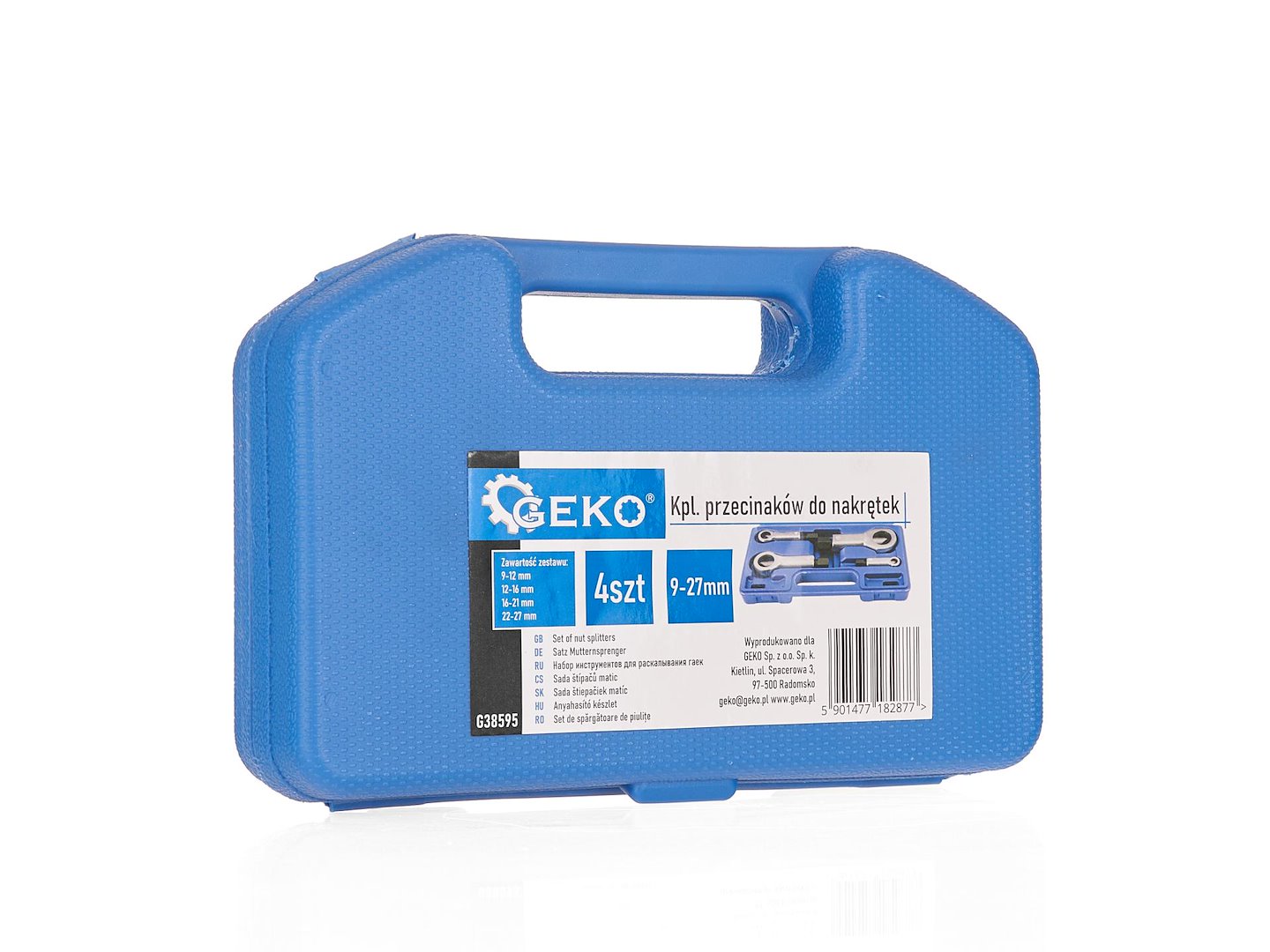 Set 4 dispozitive pentru taiat si extras suruburi / piulite rupte sau blocate 9-27 mm - GEKO