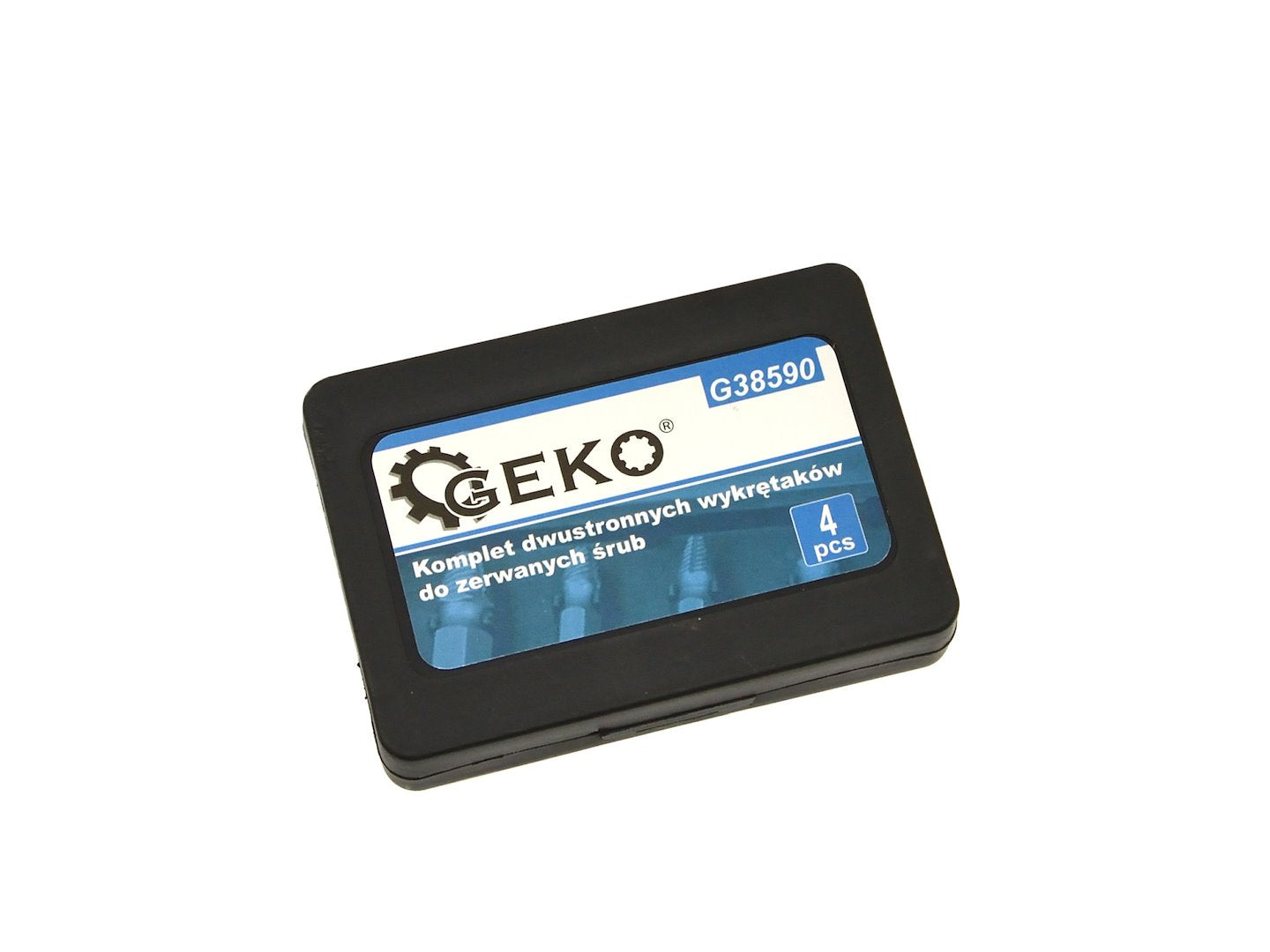 Set 4 extractoare duble pentru suruburi uzate deteriorate rupte HSS TIN - GEKO