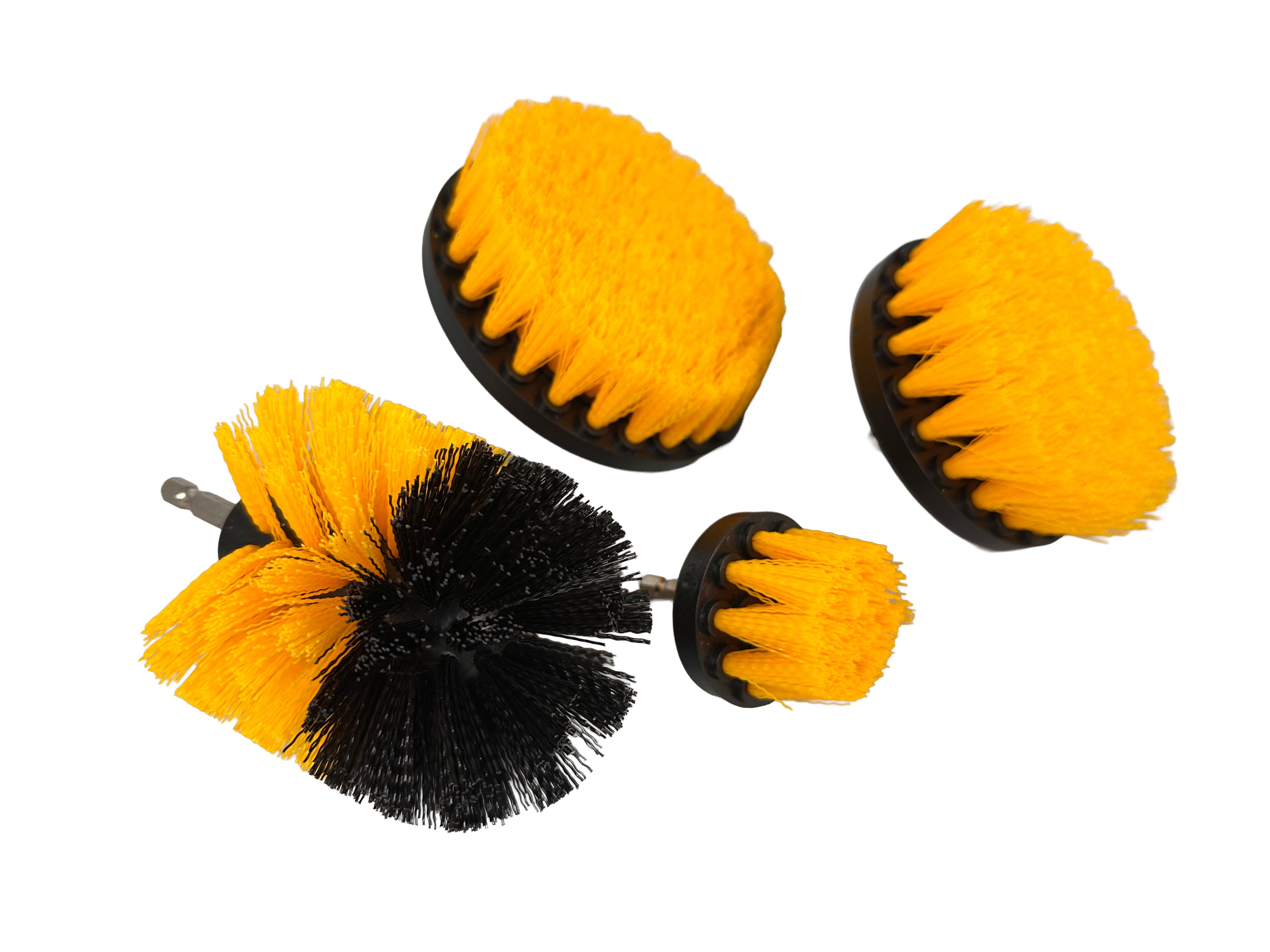 Set 4 perii de curatat cu adaptor pentru bormasina masina de gaurit GEBO TOOLS