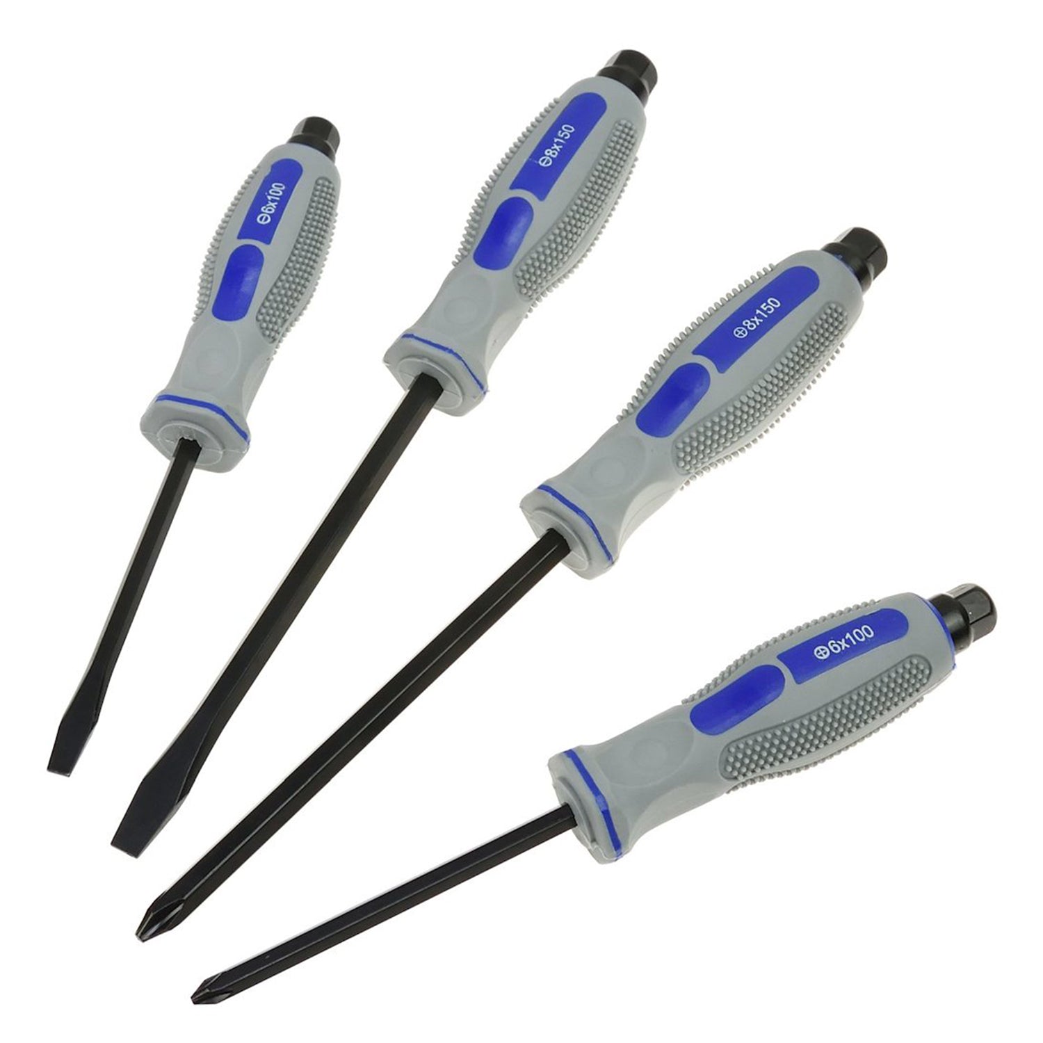 Set 4 surubelnite CRV mecanice de impact GEKO