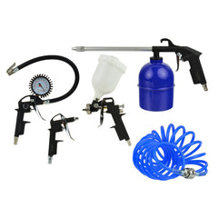 Set 5 accesorii pneumatice pentru compresor aer comprimat GEKO