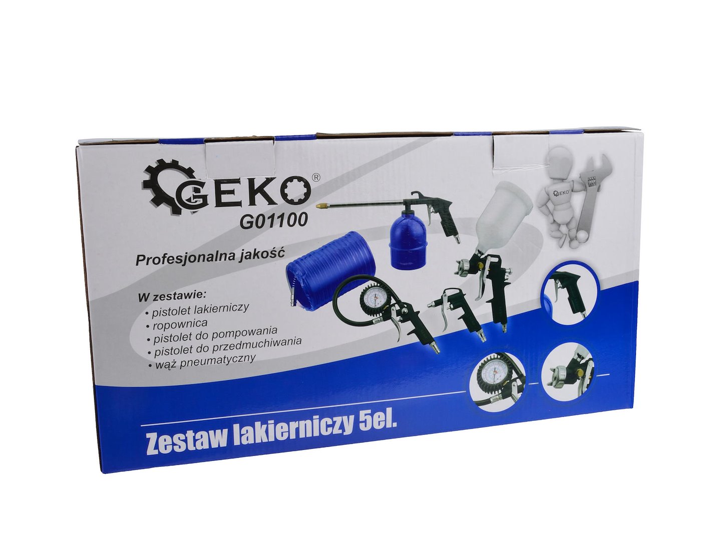 Set 5 accesorii pneumatice pentru compresor aer comprimat GEKO