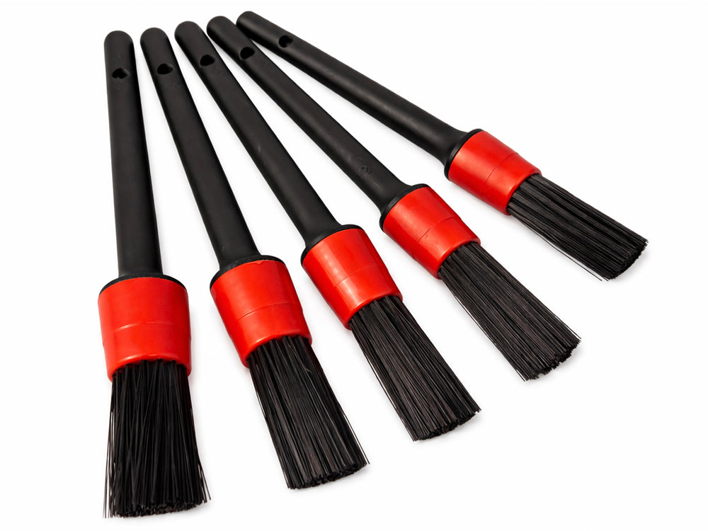 Set 5 perii pentru detailing - curatat interior auto GEBO TOOLS