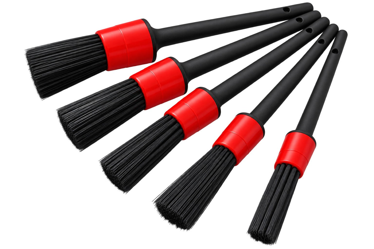 Set 5 perii pentru detailing - curatat interior auto GEBO TOOLS