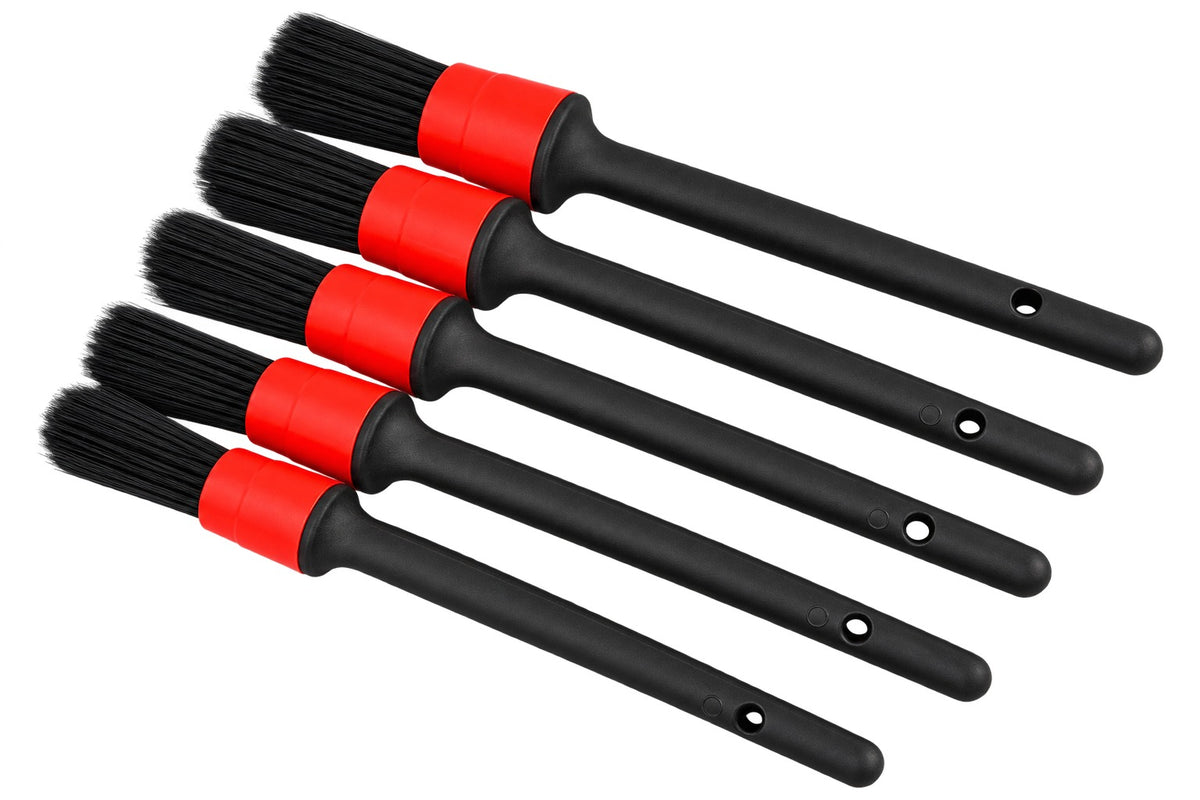 Set 5 perii pentru detailing - curatat interior auto GEBO TOOLS