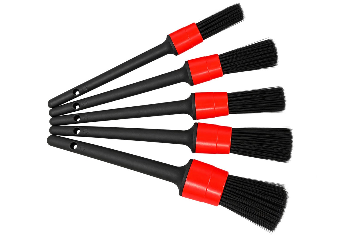 Set 5 perii pentru detailing - curatat interior auto GEBO TOOLS