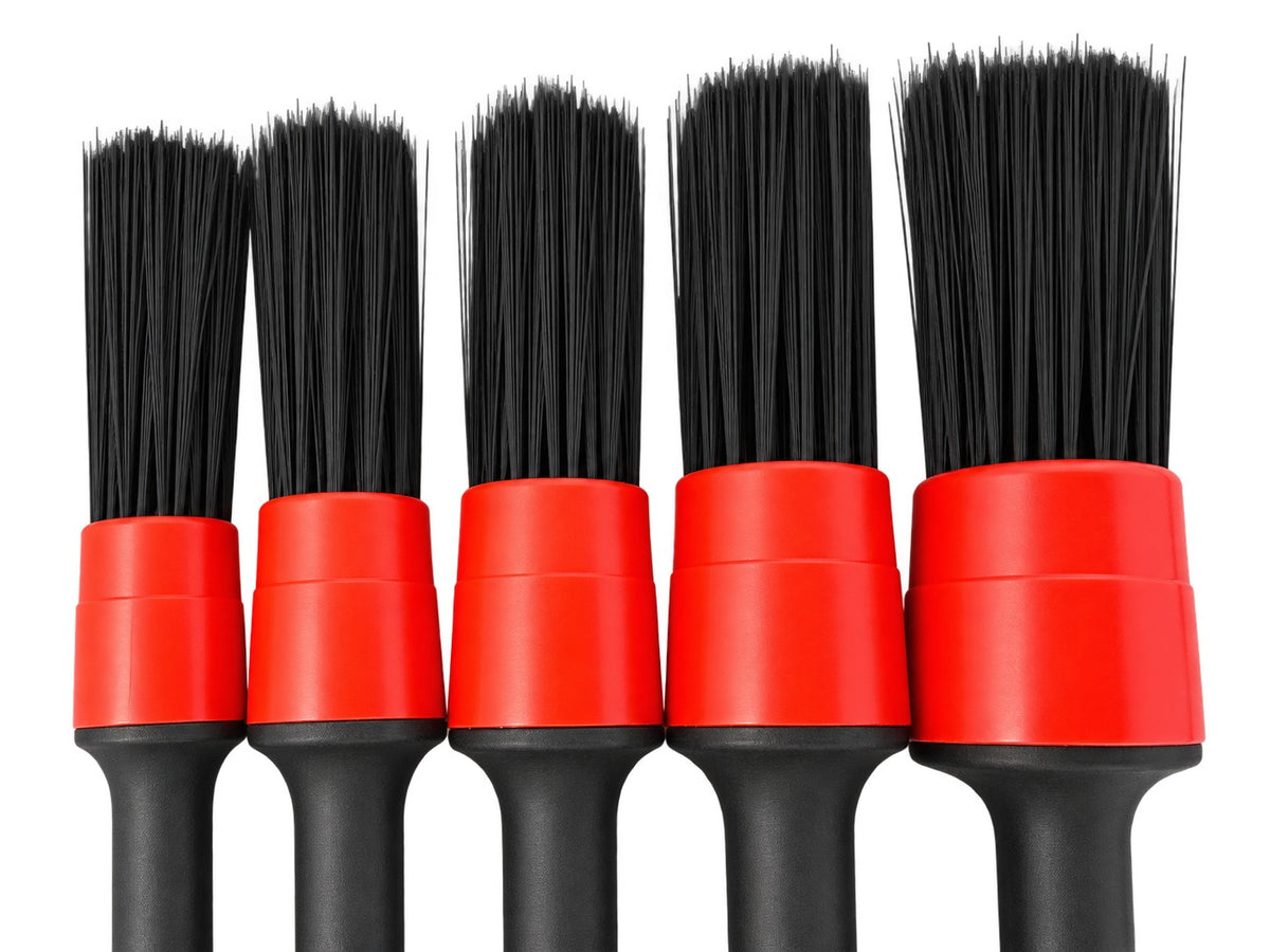 Set 5 perii pentru detailing - curatat interior auto GEBO TOOLS