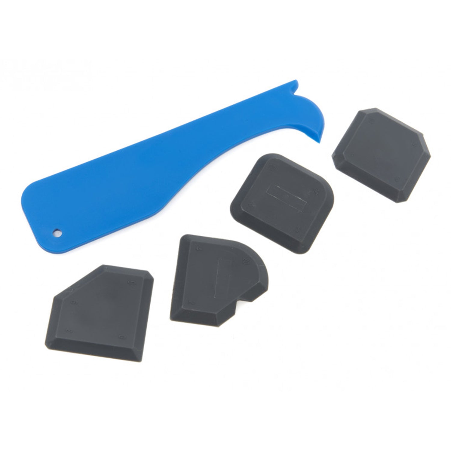 Set 5 spatule pentru aplicare silicon la rosturi