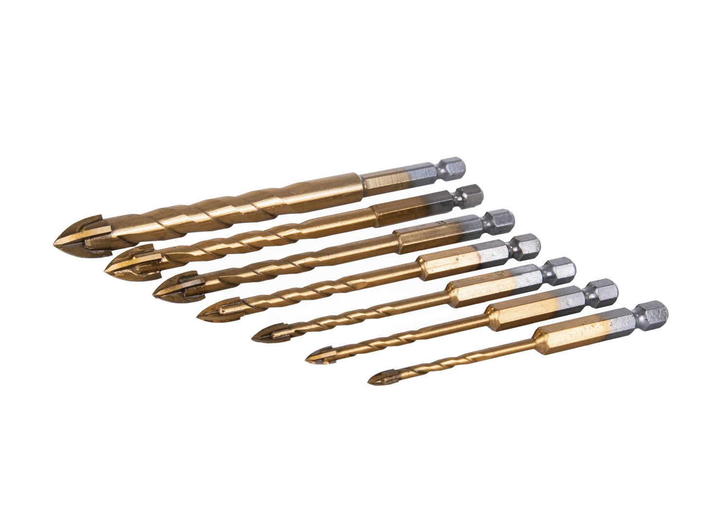 Set 7 burghie pentru sticla si ceramica 3-12mm