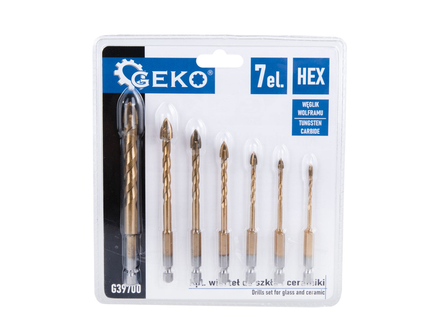 Set 7 burghie pentru sticla si ceramica 3-12mm