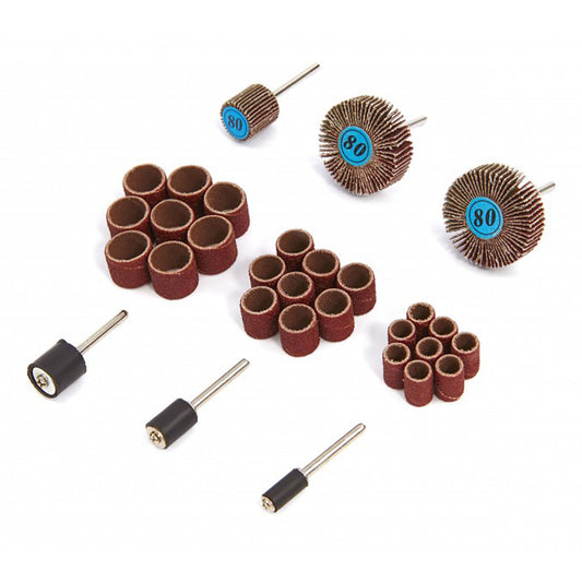 Set accesorii slefuire pentru minipolizor 30 piese HBM