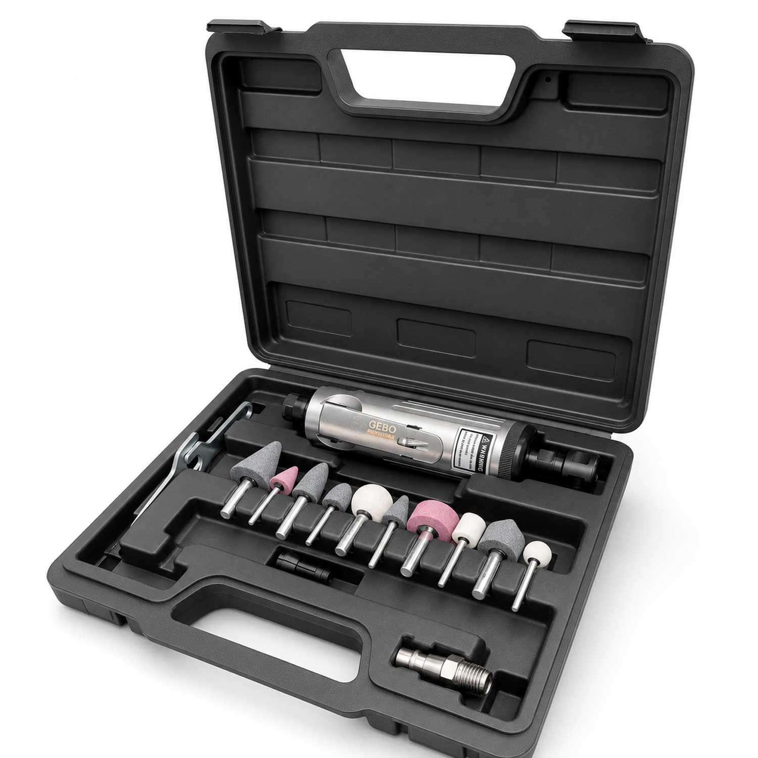 Set biax pneumatic cu accesorii GEBO TOOLS