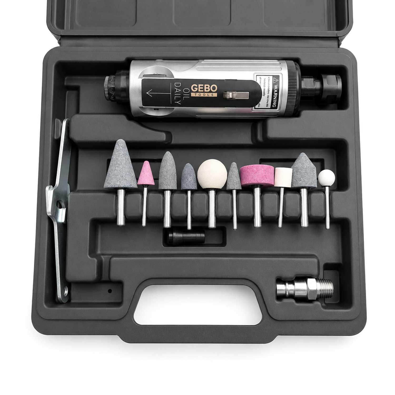 Set biax pneumatic cu accesorii GEBO TOOLS