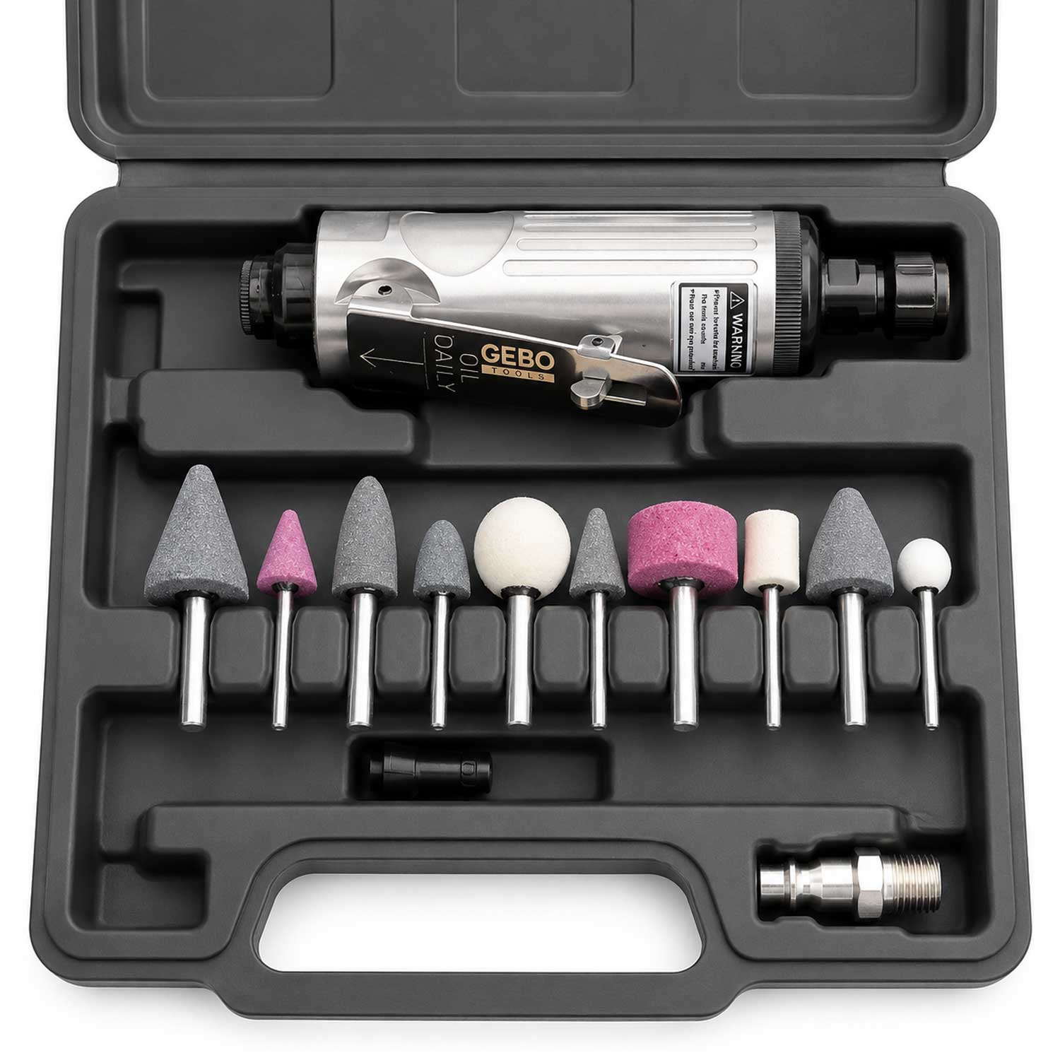 Set biax pneumatic cu accesorii GEBO TOOLS