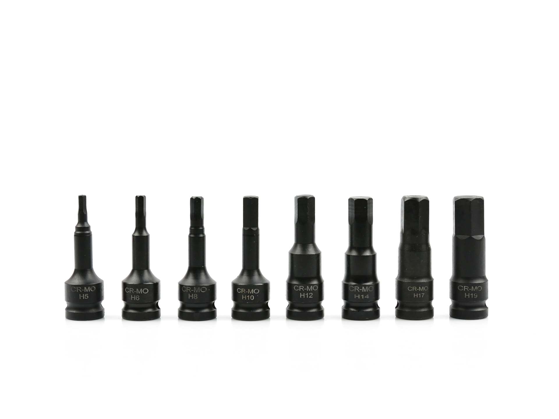 Set biti imbus hexagonal de impact 1/2'' h5-h19  8 piese GEKO