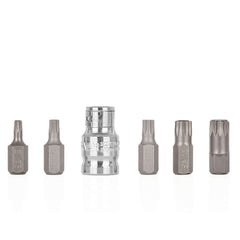 Set biti spline cu adaptor m5-M12 6 piese GEKO