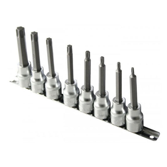 Set biti TORX 1/2'' 100mm 8 piese
