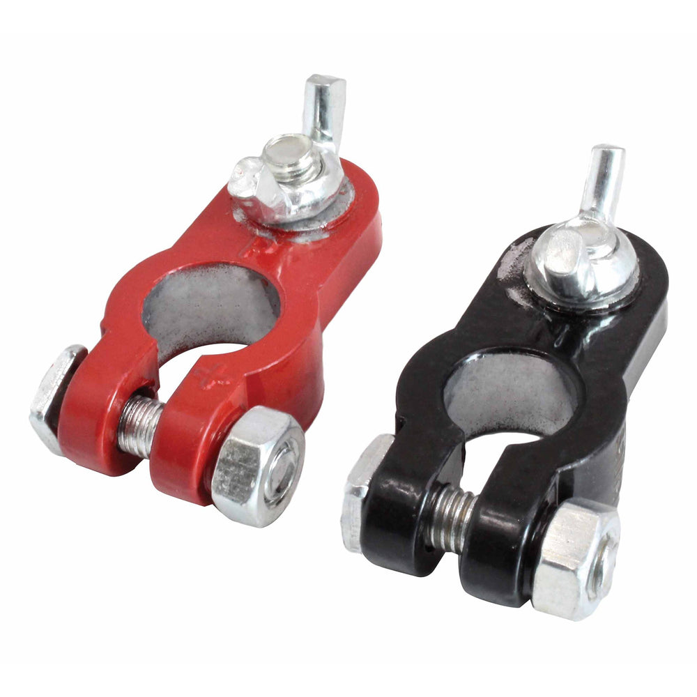Set borne pentru baterie auto din aluminiu