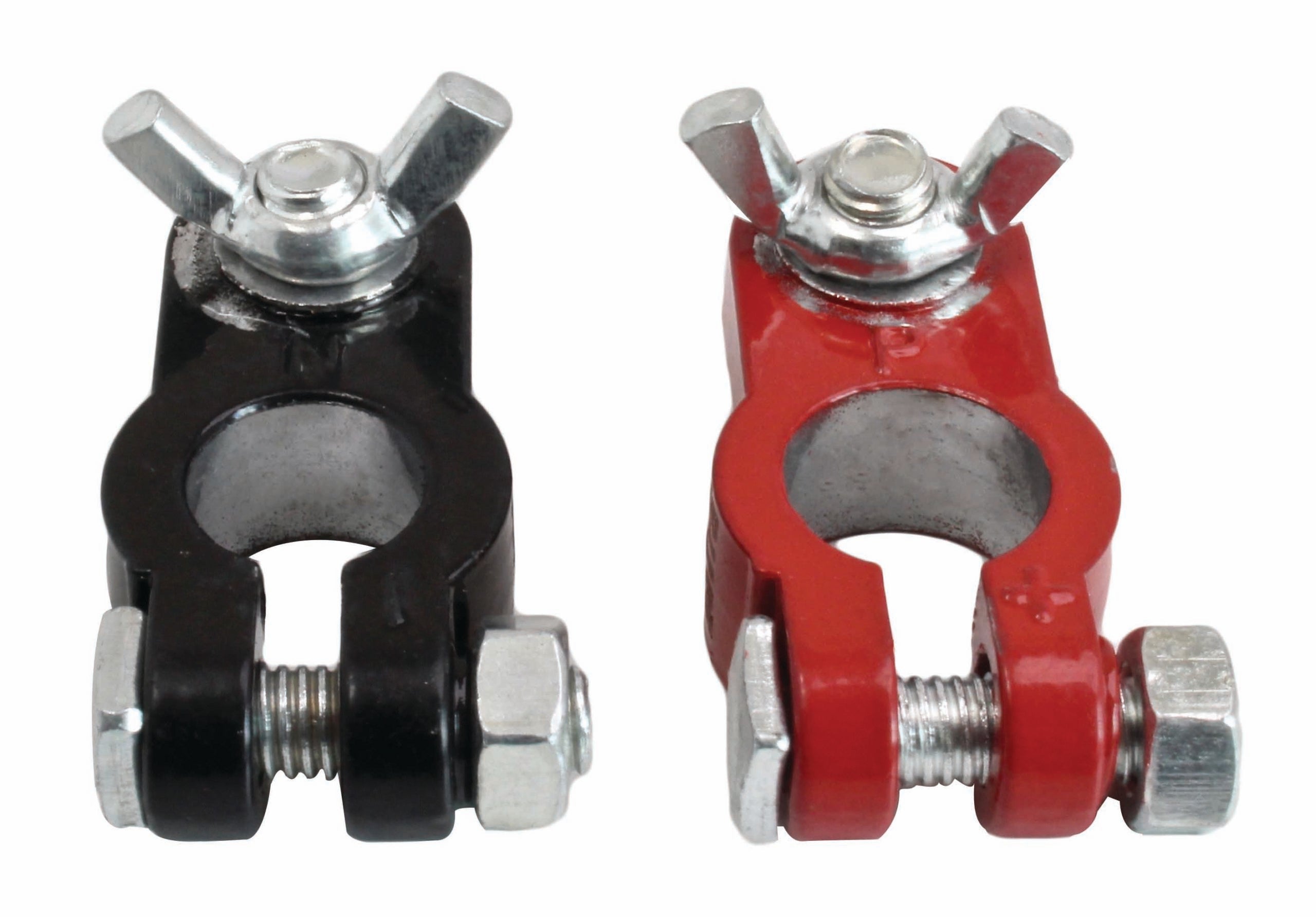 Set borne pentru baterie auto din aluminiu