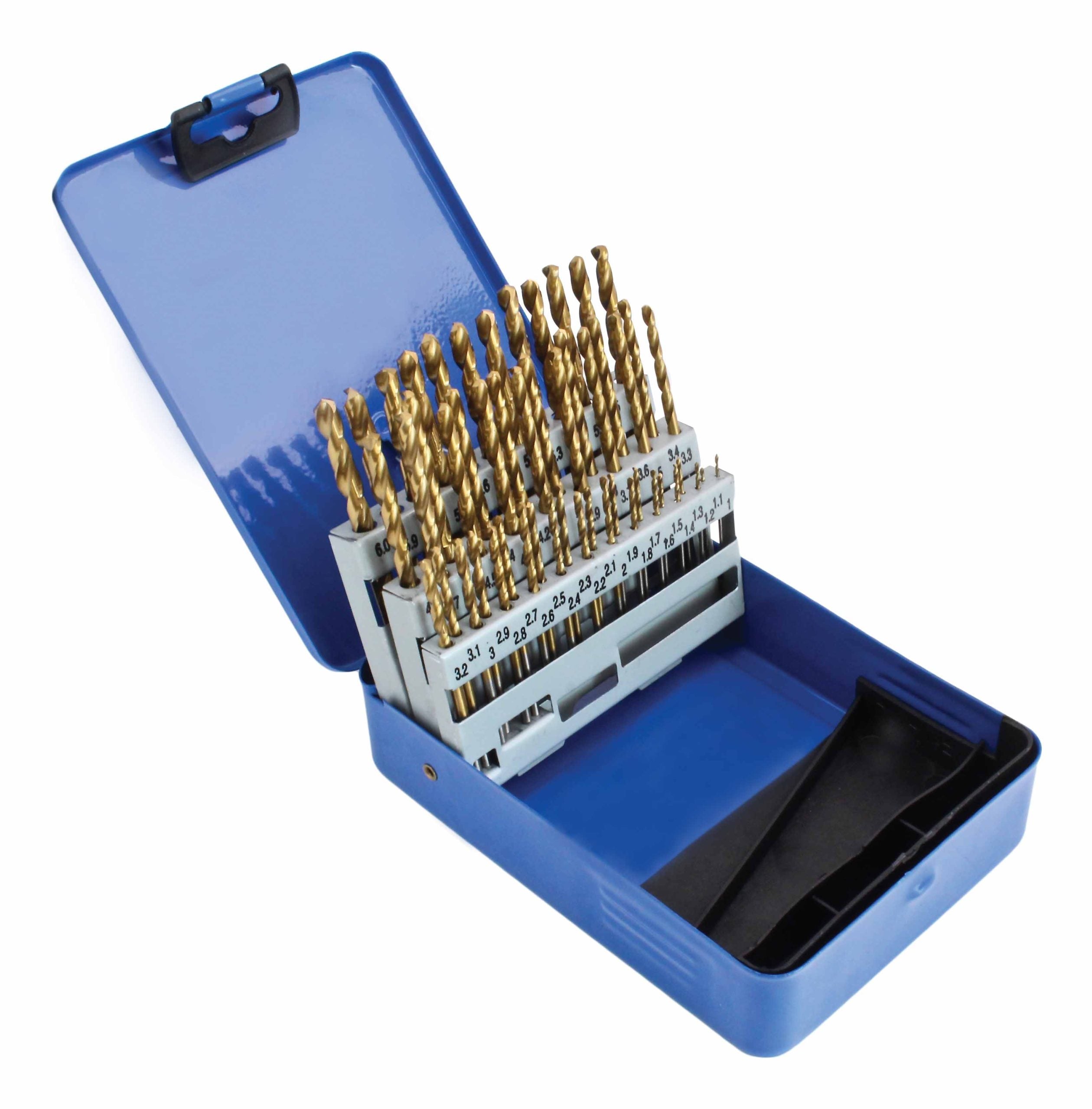 Set burghie HSS pentru metal 1.0-6.0mm 51 piese