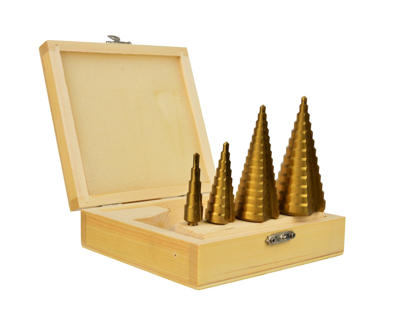 Set burghie in trepte HSS 4 piese GEKO