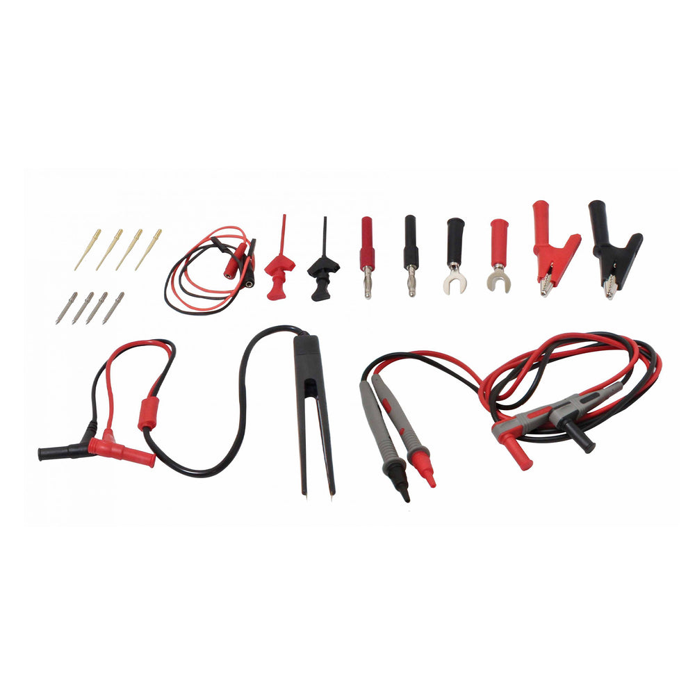 Set cabluri si accesorii pentru multimetru 21 piese SATRA