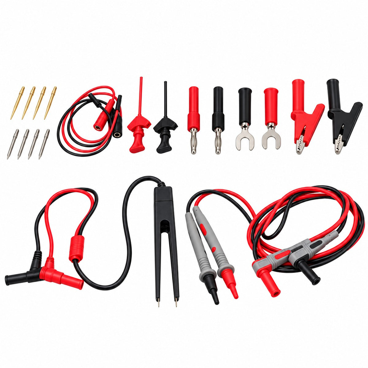 Set cabluri si accesorii pentru multimetru 21 piese SATRA