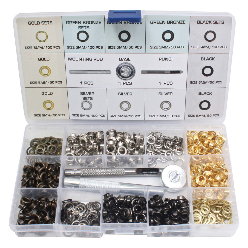 Set capse ochiuri metalice 403 piese