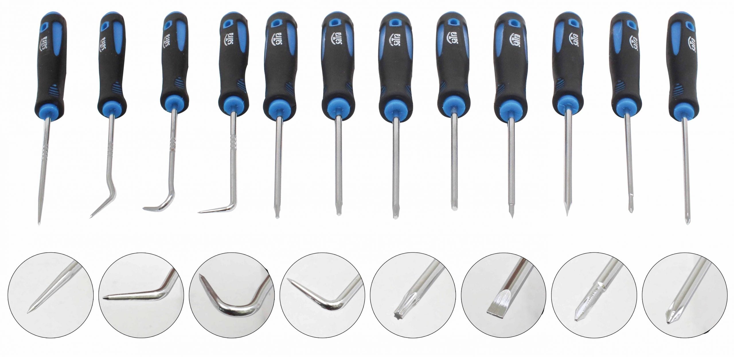 Set carlige extractoare garnituri 12 piese SATRA