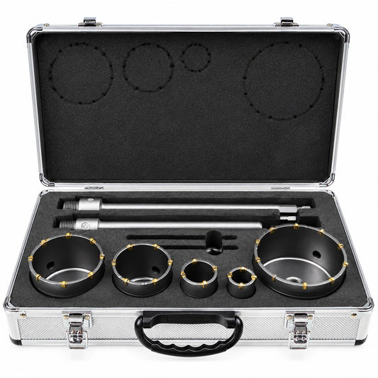 Set carote pentru beton 9 piese