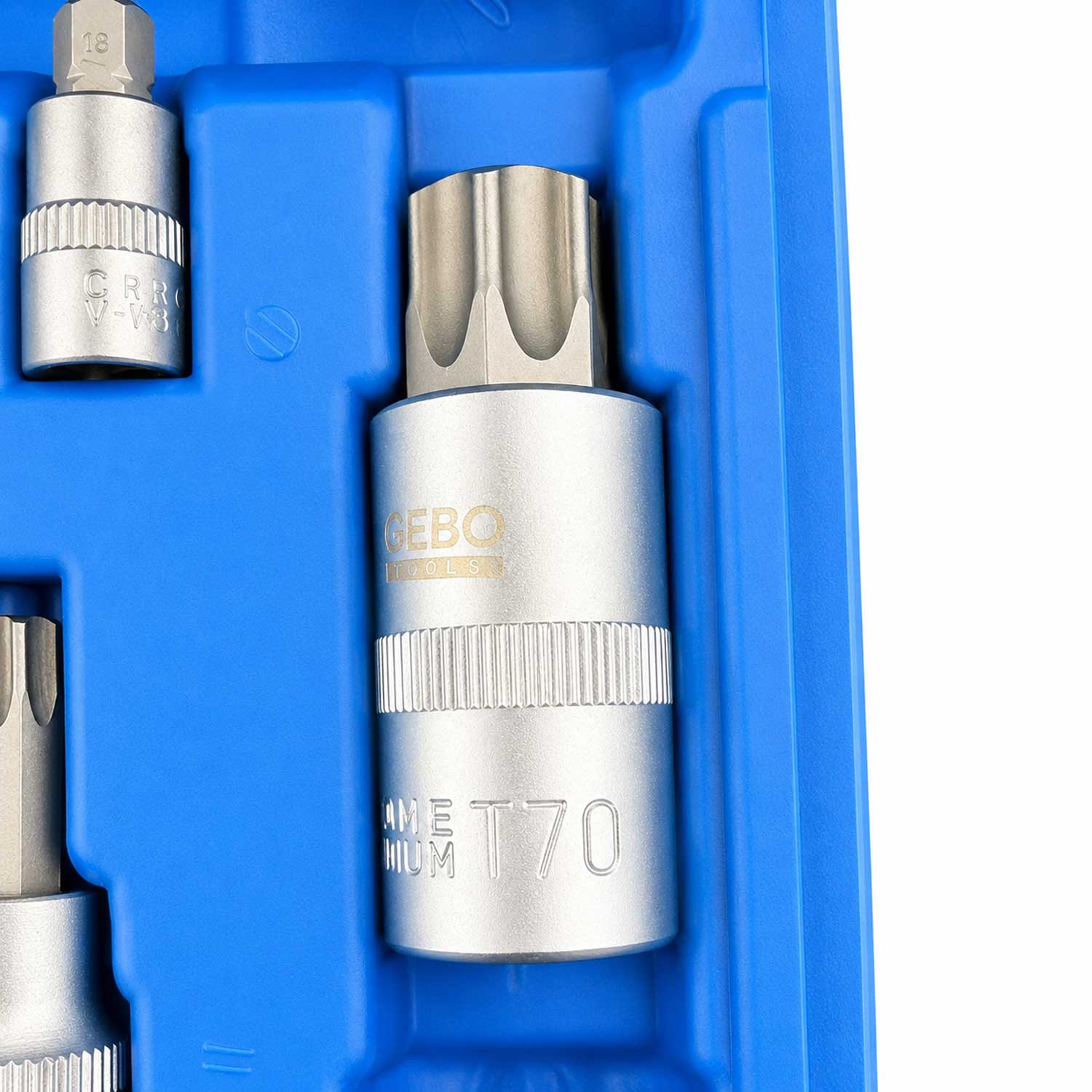 Set chei biti TORX in 5 colturi ts8-ts60 12 piese GEBO TOOLS