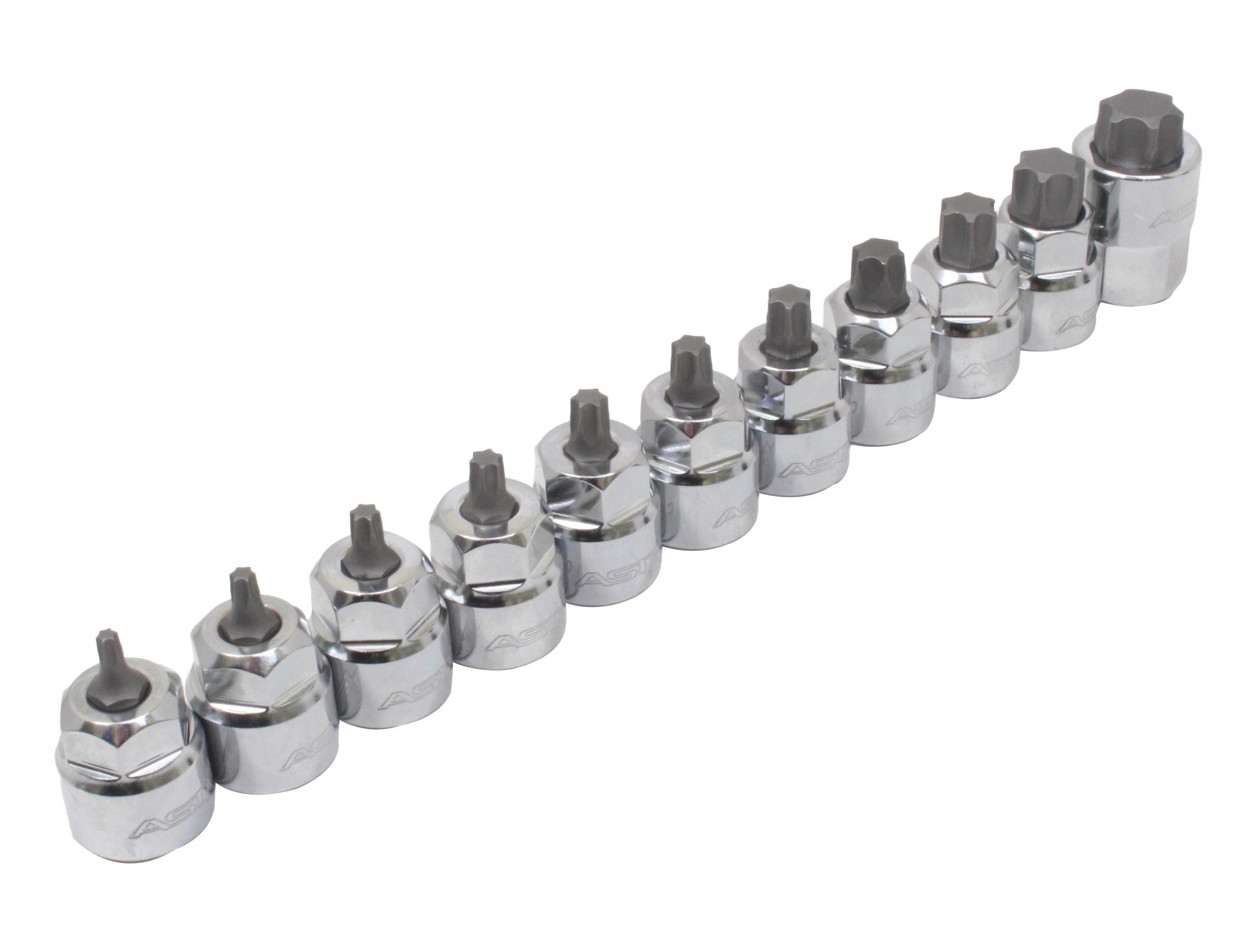 Set chei biti TORX t10-t60 3/8 11 piese