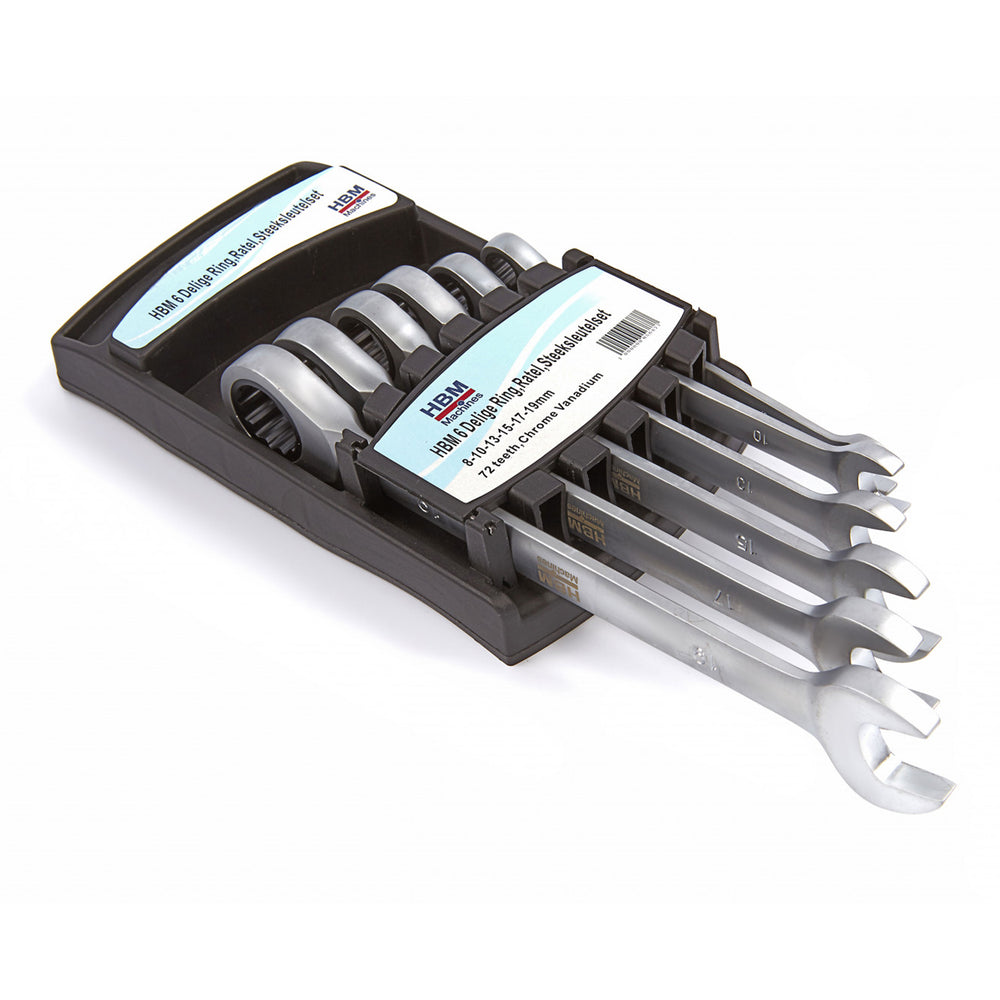 Set chei combinate cu clichet 8-19mm HBM