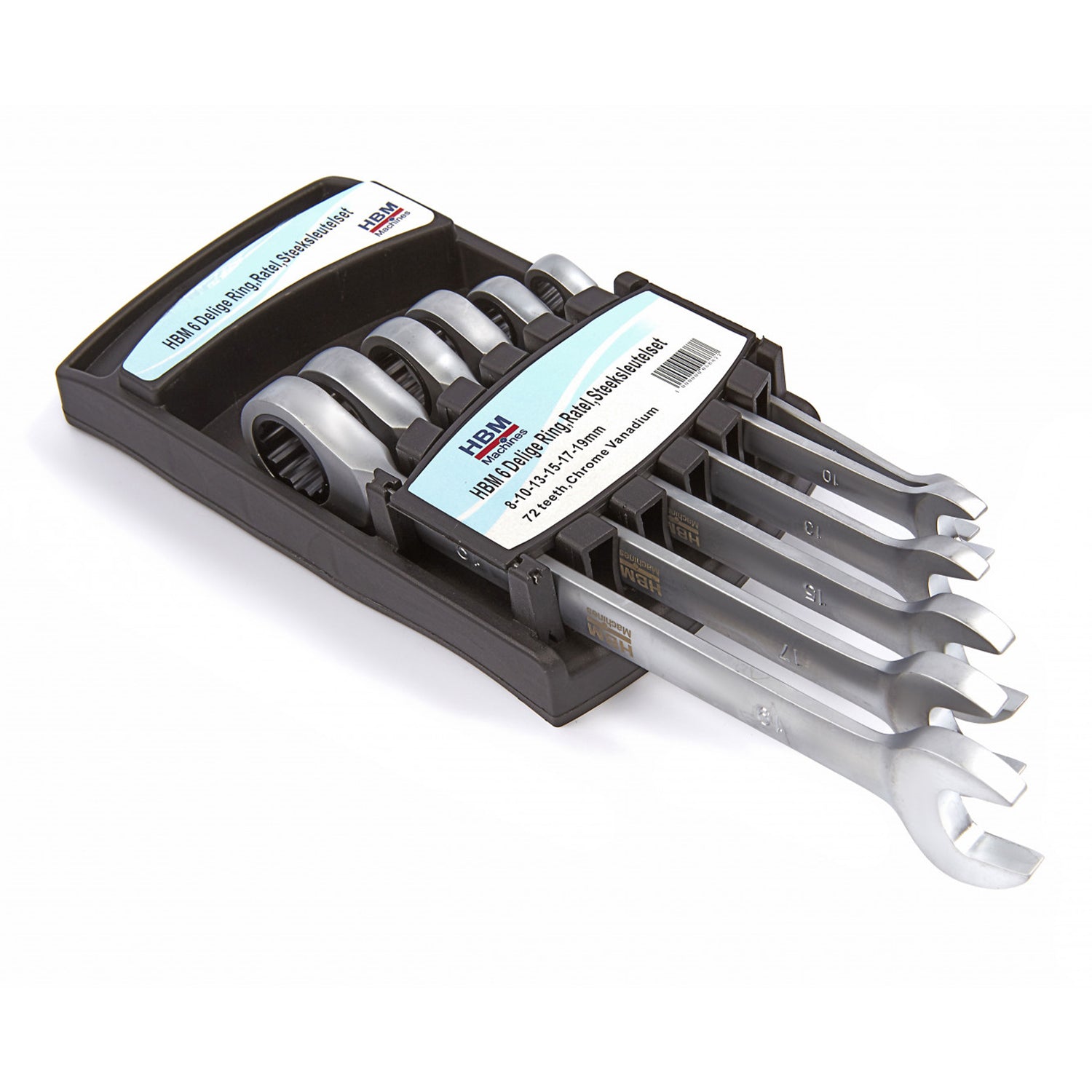 Set chei combinate cu clichet 8-19mm HBM