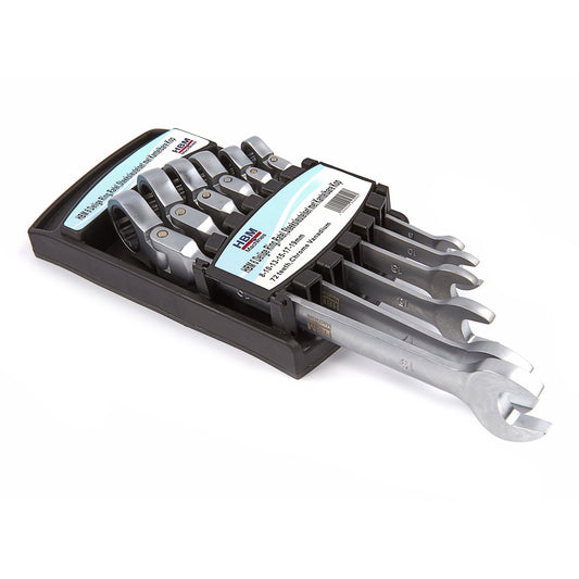 Set chei combinate cu clichet si articulatie 8-19 mm 6 piese