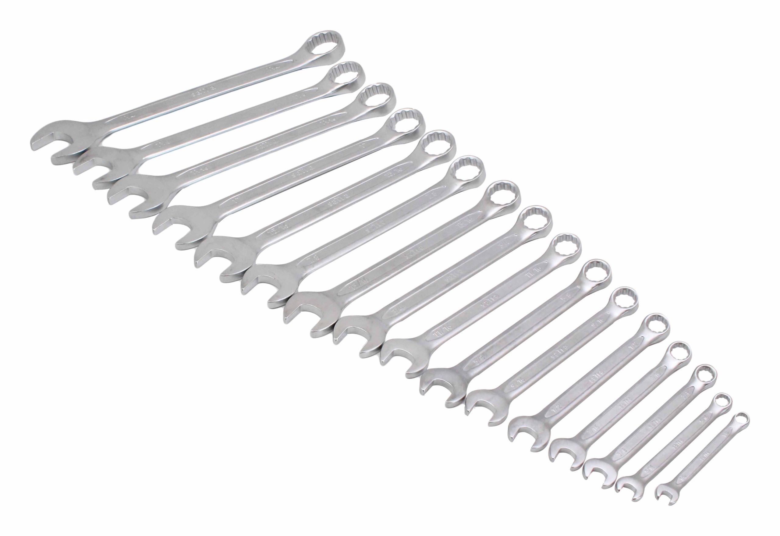 Set chei combinate in inch 16 piese