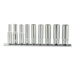 Set chei tubulare hexagonale cu suport metalic 1/4'' 5-13mm 9 piese GEKO