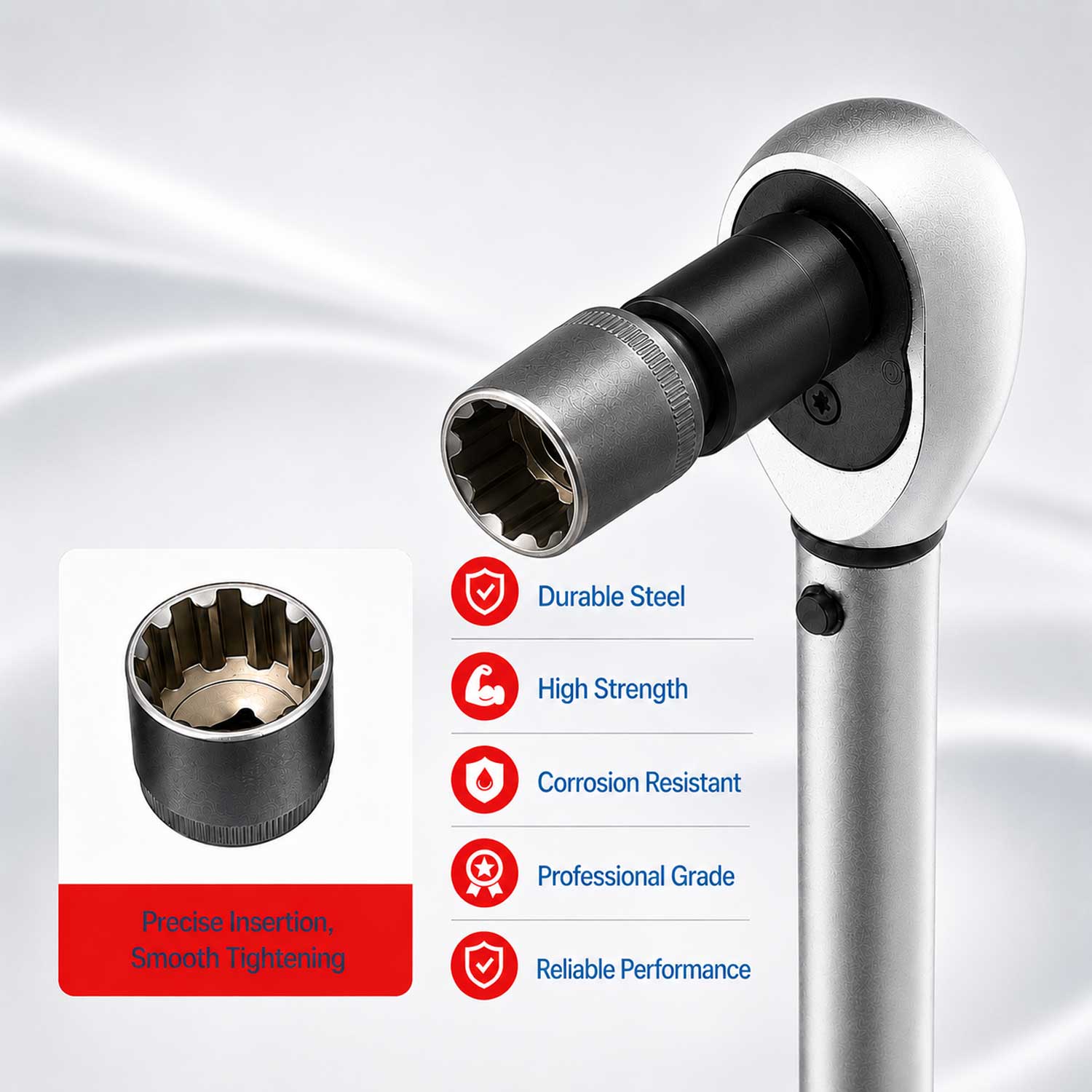 Set chei tubulare VARIO plus 1/2 8-32 mm GEBO TOOLS