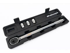 Set cheie dinamometrica 1/2 5 piese 28-210 NM tubulare 1/2 17-19-21 mm prelungitor 1/2 GEBO TOOLS